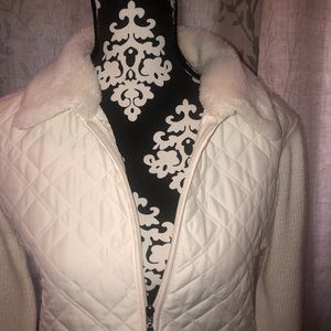 Ladies quilted/knit jacket